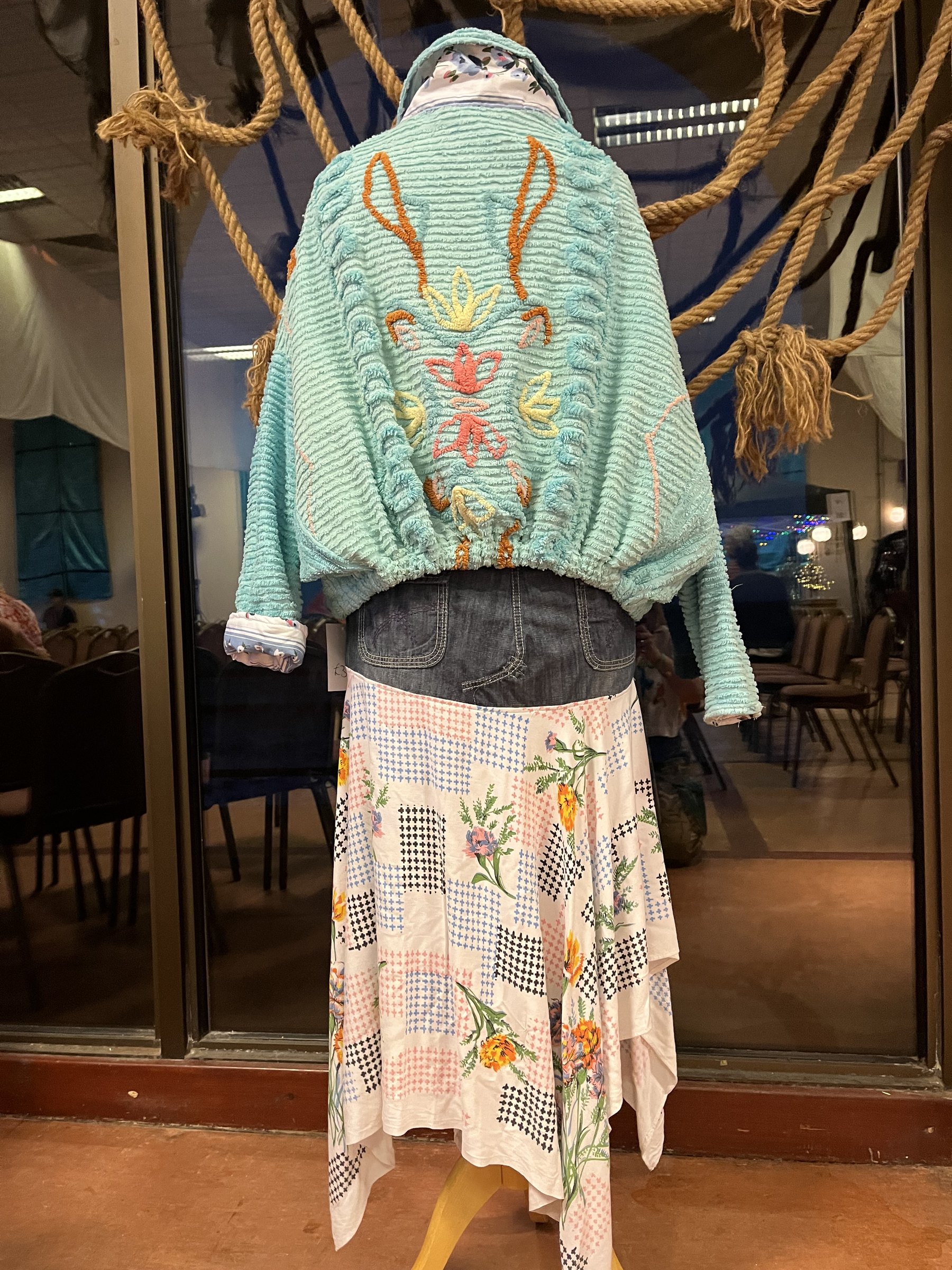Yellow candlewick jacket — frame 1
